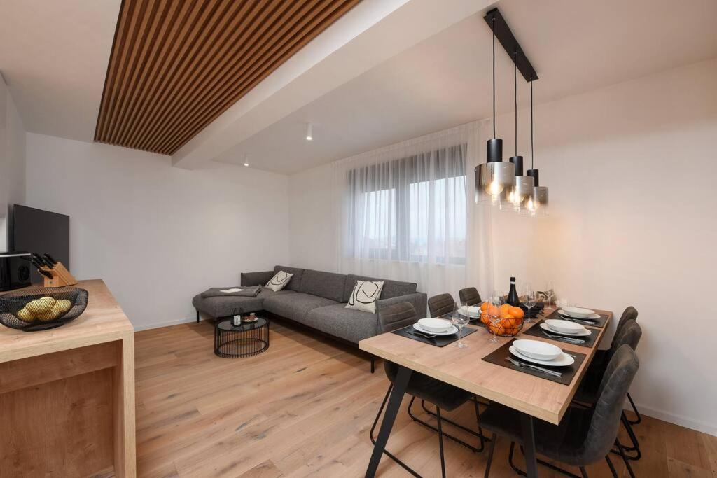 Fux Penthouse Whirlpool Meerblick Zadar Ngoại thất bức ảnh